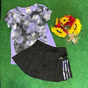Adidas skirt and shirt set size 5